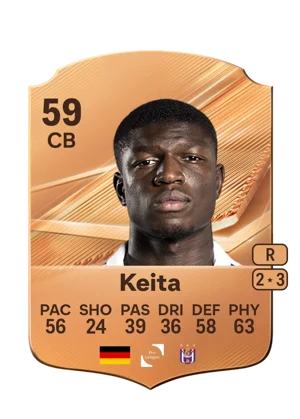 Keita - 59 - Rare EA FC 27 card