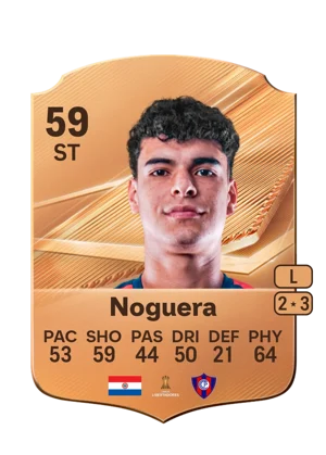 Noguera - 59 - Rare EA FC 27 card