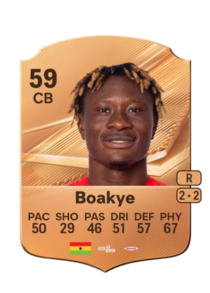 Boakye - 59 - Rare EA FC 27 card