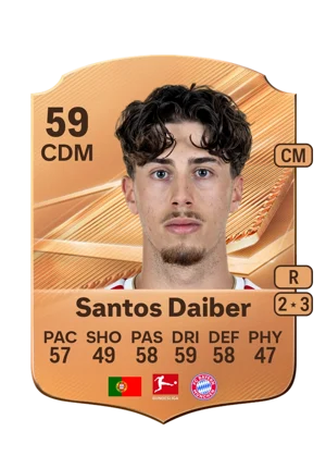 Santos Daiber - 59 - Rare EA FC 27 card