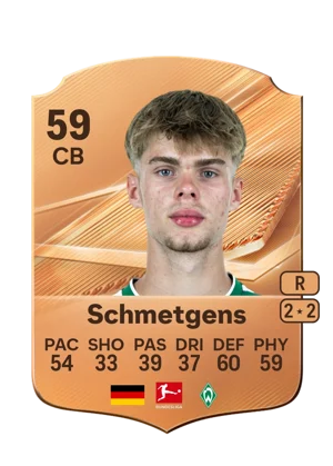 Schmetgens - 59 - Rare EA FC 27 card