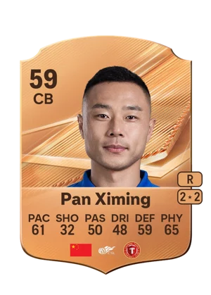 Pan Ximing - 59 - Rare EA FC 27 card