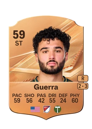 Guerra - 59 - Rare EA FC 27 card