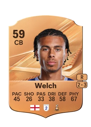 Welch - 59 - Rare EA FC 27 card