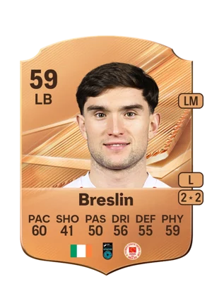 Breslin - 59 - Rare EA FC 27 card