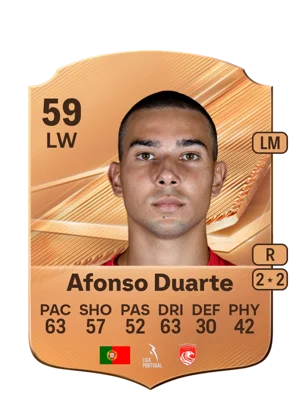 Afonso Duarte - 59 - Rare EA FC 27 card