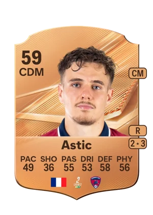 Astic - 59 - Rare EA FC 27 card