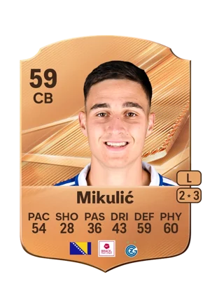 Mikulić - 59 - Rare EA FC 27 card