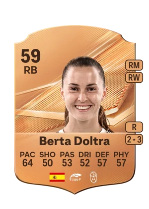 Berta Doltra - 59 - Rare EA FC 27 card