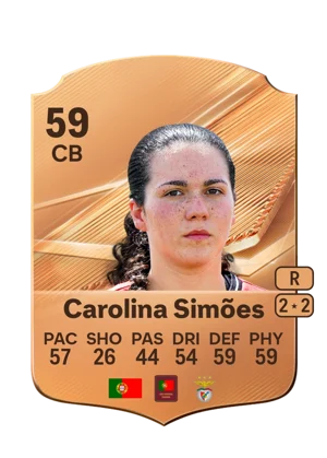 Carolina Simões - 59 - Rare EA FC 27 card