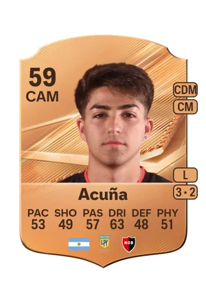 Acuña - 59 - Rare EA FC 27 card