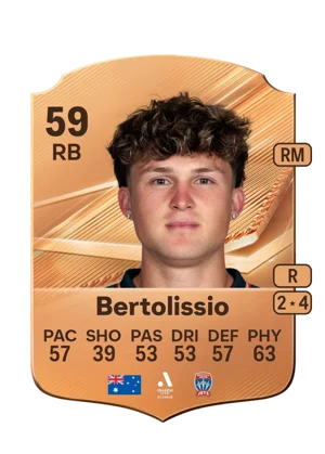 Bertolissio - 59 - Rare EA FC 27 card