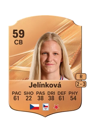 Jelínková - 59 - Rare EA FC 27 card