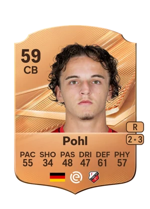 Pohl - 59 - Rare EA FC 27 card