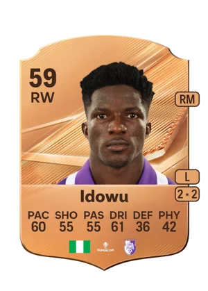 Idowu - 59 - Rare EA FC 27 card
