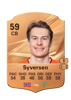 Syversen - 59 - Rare EA FC 27 card