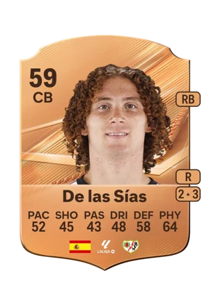 De las Sías - 59 - Rare EA FC 27 card