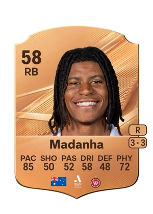 Madanha - 58 - Rare EA FC 27 card