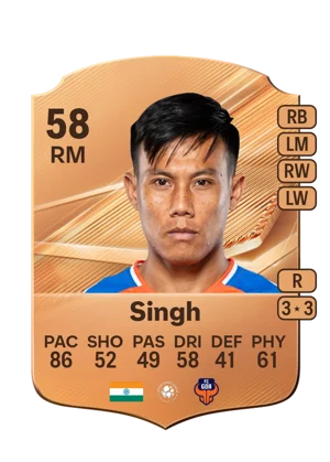 Singh - 58 - Rare EA FC 27 card