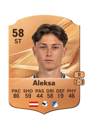 Aleksa - 58 - Rare EA FC 27 card