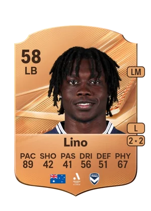 Lino - 58 - Rare EA FC 27 card