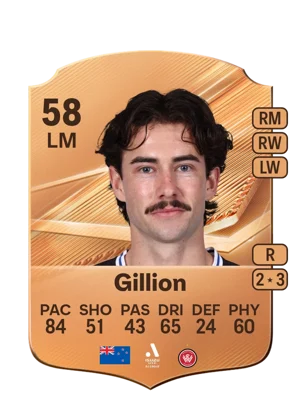 Gillion - 58 - Rare EA FC 27 card