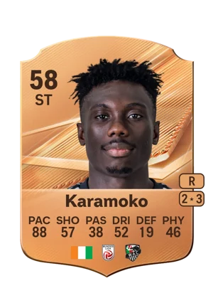 Karamoko - 58 - Rare EA FC 27 card