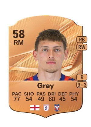 Grey - 58 - Rare EA FC 27 card