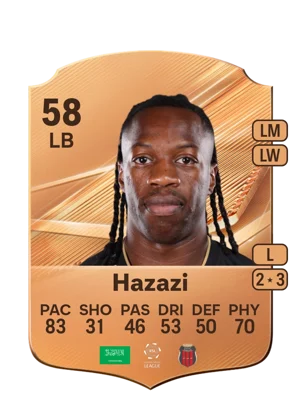 Hazazi - 58 - Rare EA FC 27 card