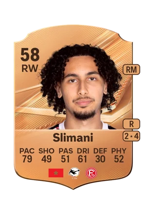 Slimani - 58 - Rare EA FC 27 card