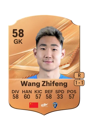 Wang Zhifeng - 58 - Rare EA FC 27 card
