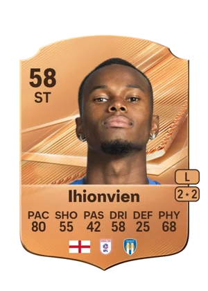 Ihionvien - 58 - Rare EA FC 27 card