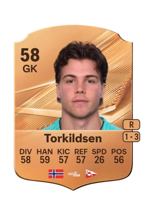 Torkildsen - 58 - Rare EA FC 27 card