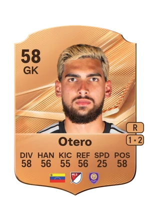 Otero - 58 - Rare EA FC 27 card