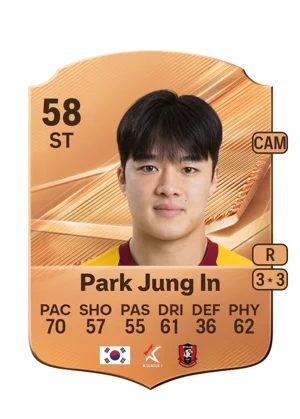 Park Jung In - 58 - Rare EA FC 27 card