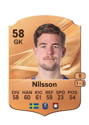 Nilsson - 58 - Rare EA FC 27 card