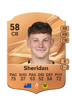 Sheridan - 58 - Rare EA FC 27 card
