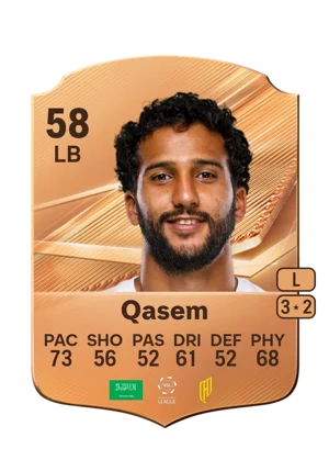 Qasem - 58 - Rare EA FC 27 card