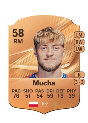 Mucha - 58 - Rare EA FC 27 card