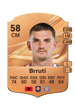 Brruti - 58 - Rare EA FC 27 card