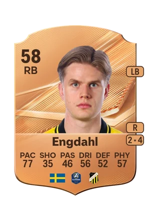 Engdahl - 58 - Rare EA FC 27 card