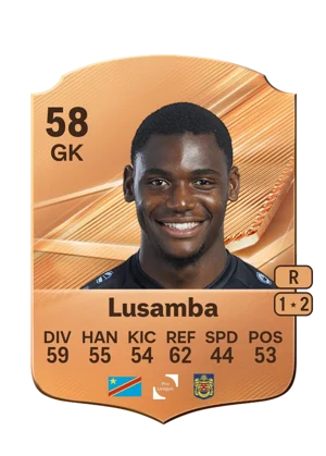 Lusamba - 58 - Rare EA FC 27 card