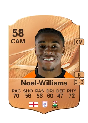 Noel-Williams - 58 - Rare EA FC 27 card