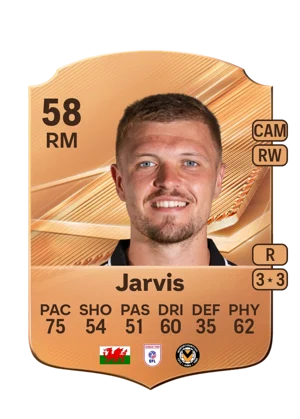 Jarvis - 58 - Rare EA FC 27 card