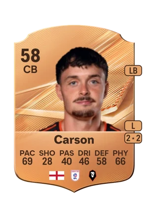 Carson - 58 - Rare EA FC 27 card