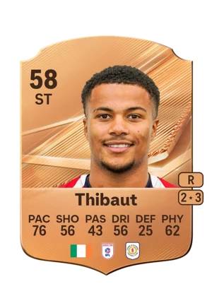 Thibaut - 58 - Rare EA FC 27 card