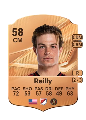 Reilly - 58 - Rare EA FC 27 card