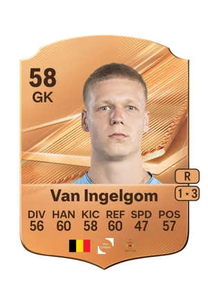 Van Ingelgom - 58 - Rare EA FC 27 card
