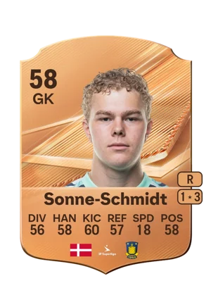 Sonne-Schmidt - 58 - Rare EA FC 27 card