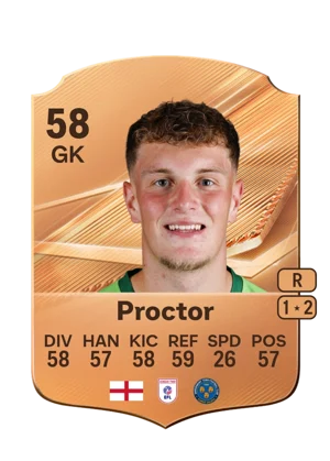 Proctor - 58 - Rare EA FC 27 card